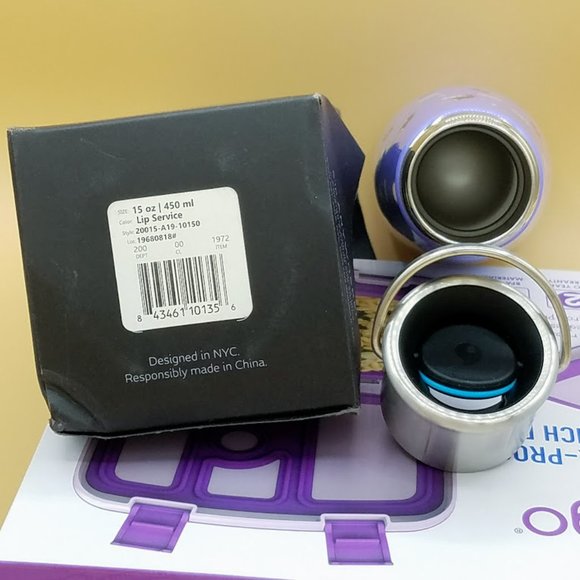 Bentgo Kids Lunch Box, Sip by S'well Water Bottle Bundle, New, School Lunch - Picture 6 of 7